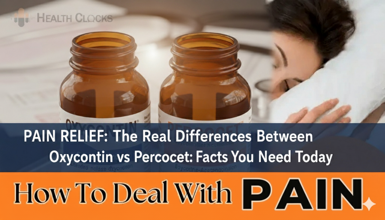 The Real Differences Between Oxycontin vs Percocet